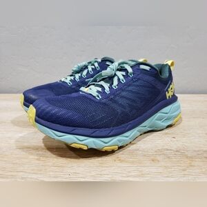 HOKA ONE Womens Challenger ATR 5 Running Shoe (8.5) Medieval Blue/Mallard Green